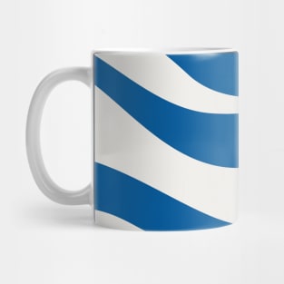 Blue Waves Pattern Mug